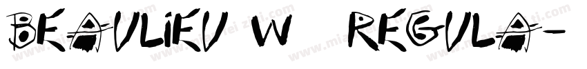 Beaulieu W01 Regula字体转换